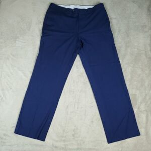 Ralph Lauren Dress Pants Men's 34x30 Navy Blue Straight Trousers Slacks